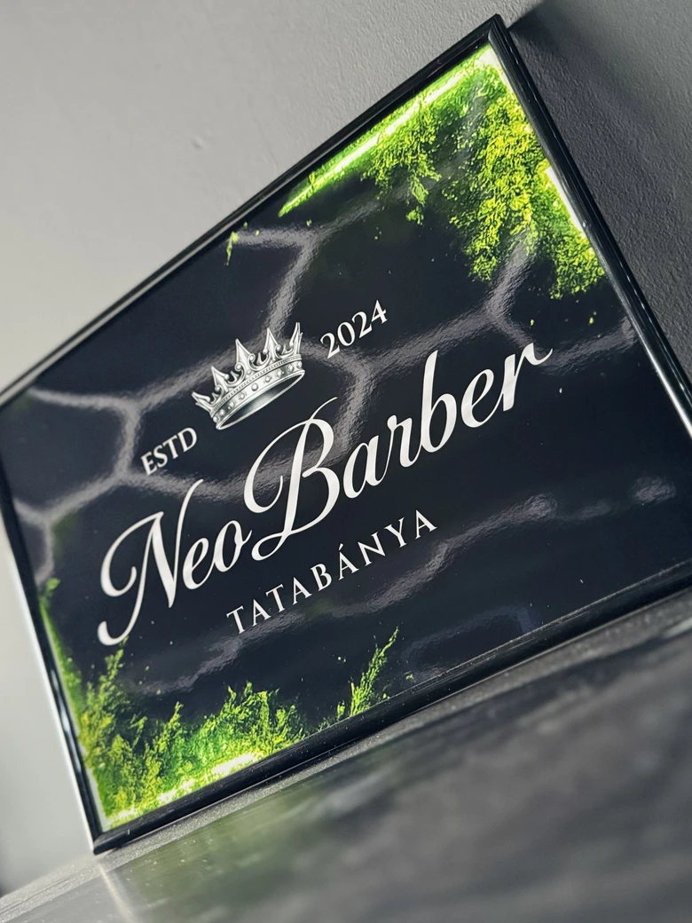 Neo Barber Tatabánya névjegykártya